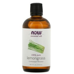 NOW Foods, Essential Oils, Lemongrass, 4 fl oz (118 ml)