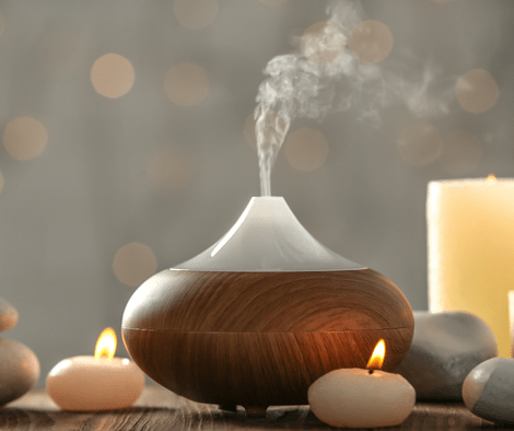 diffuser and candles (how many drops of essential oil for diffuser)