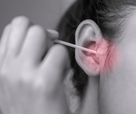woman with ear wax (Essential Oil For Ear Wax)