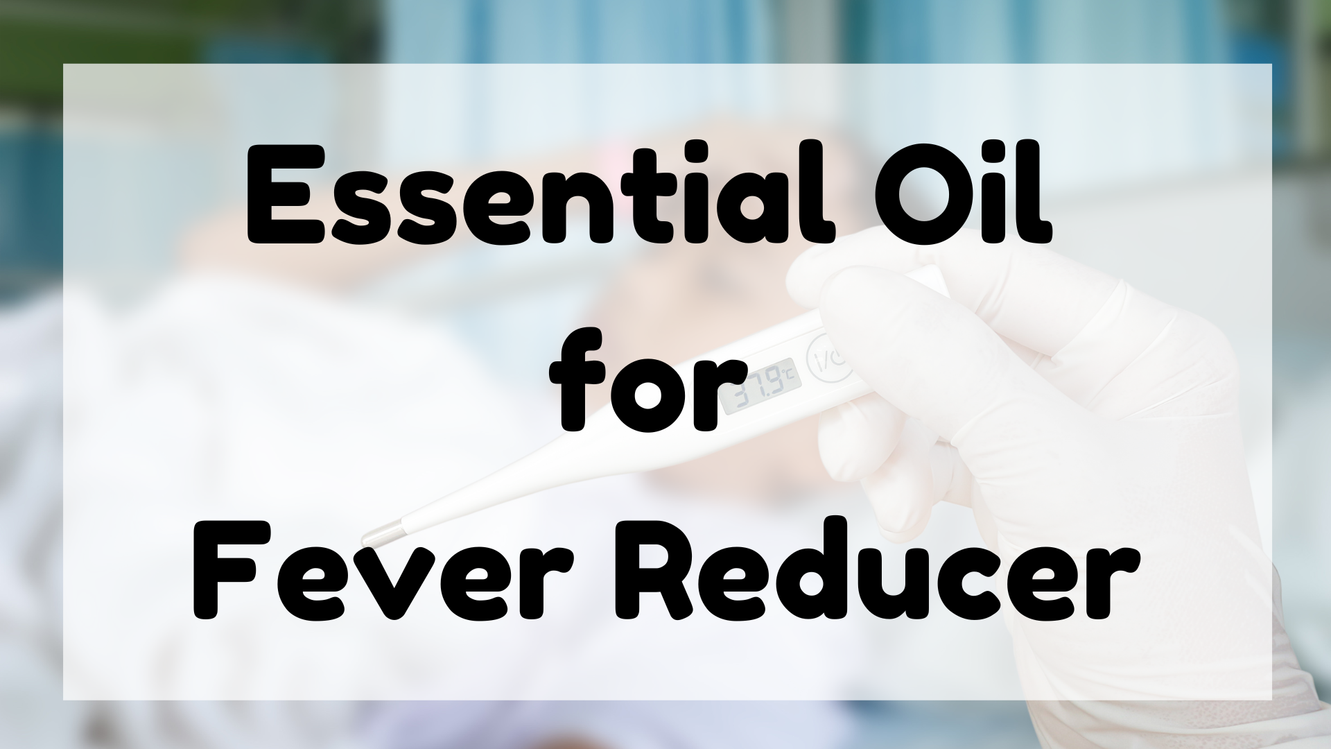 Essential Oil for Fever Reducer featured image