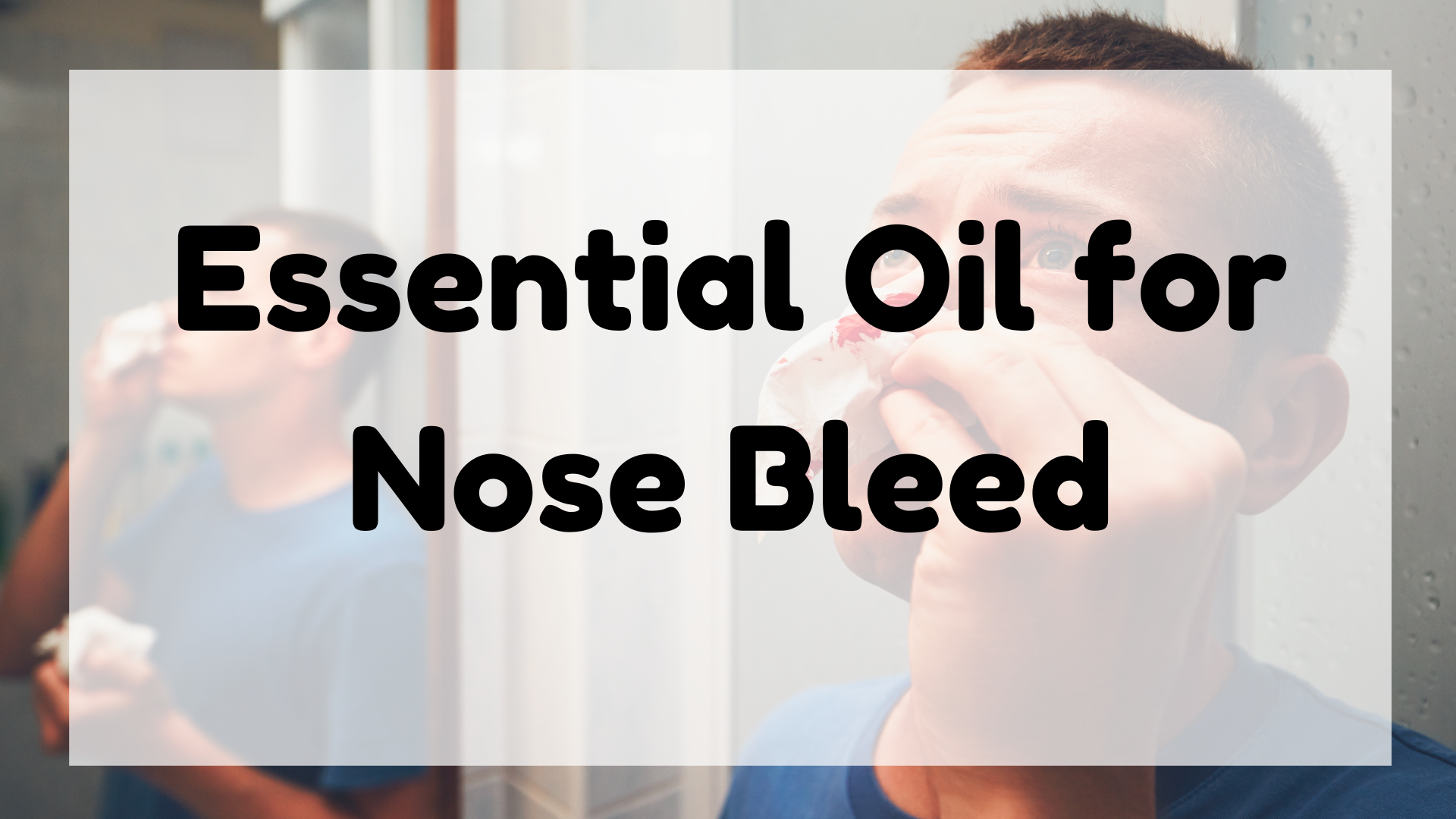 Essential Oil for Nose Bleed featured image